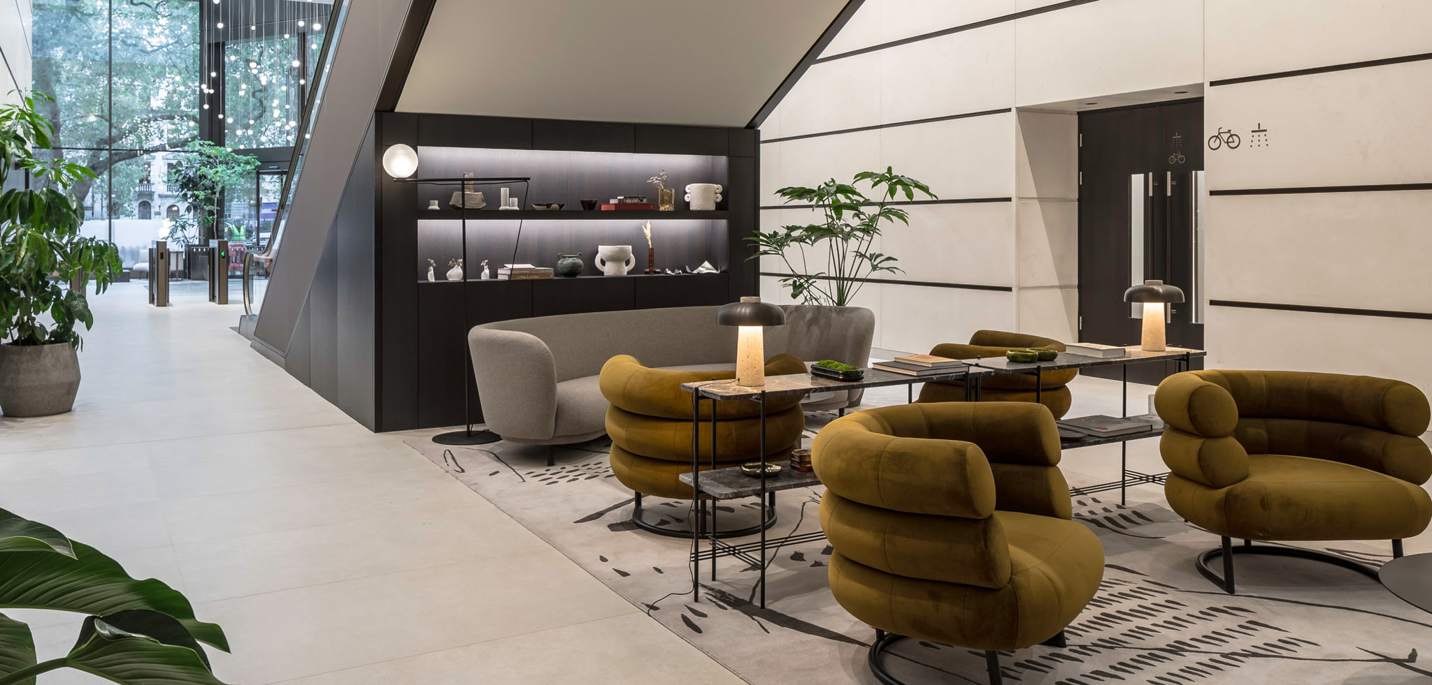 Berkeley Square House reception area